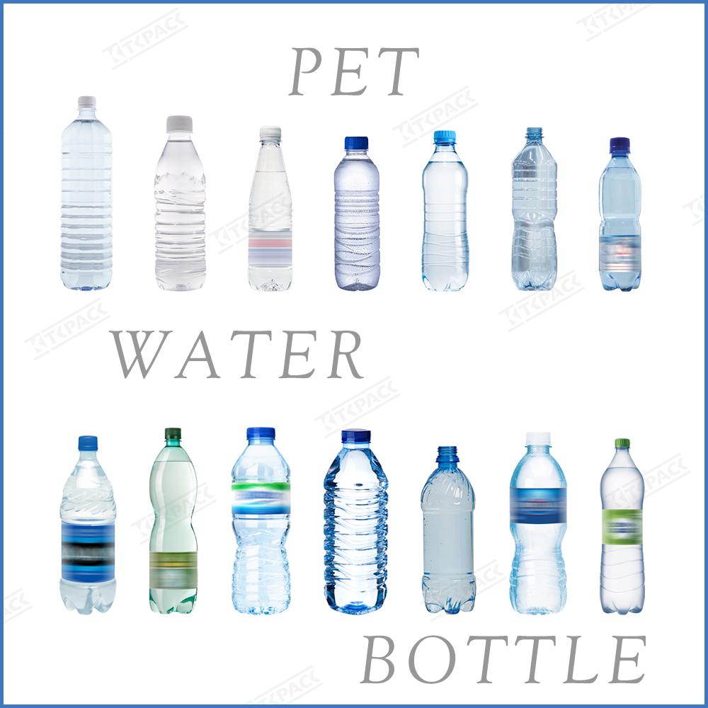 Bottles suitable for 3-in-1 water filling machine